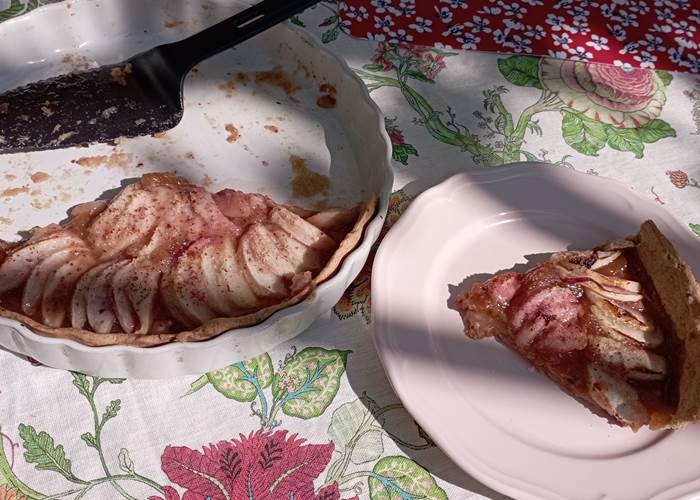 Tarte à la pêche