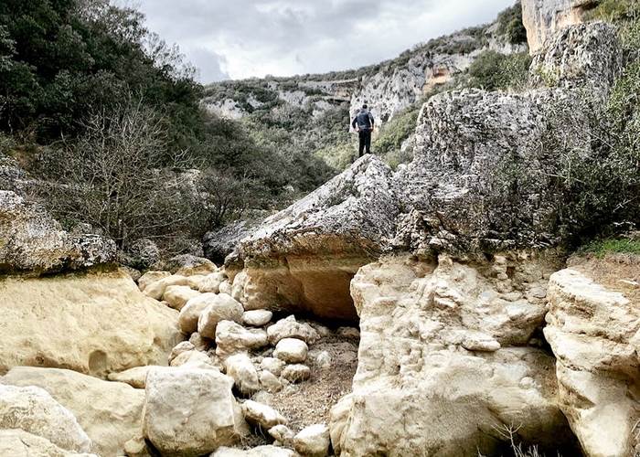 Les gorges creusées dans le calcaire