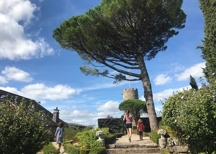 Jardin perché du Château du Turenne