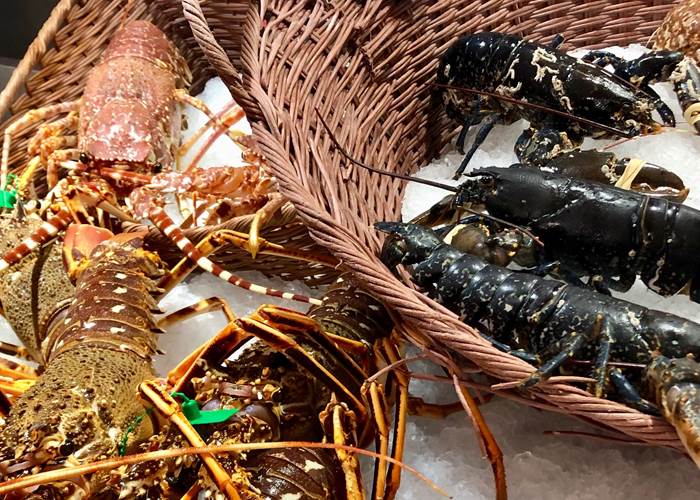 langouste fraiche sur commande