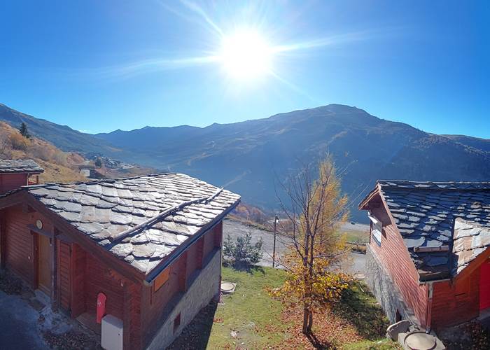 Vue de notre balcon plein sud