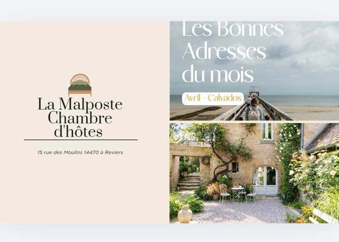 Chambre d'hotes a La Malposte a Reviers en Normandie