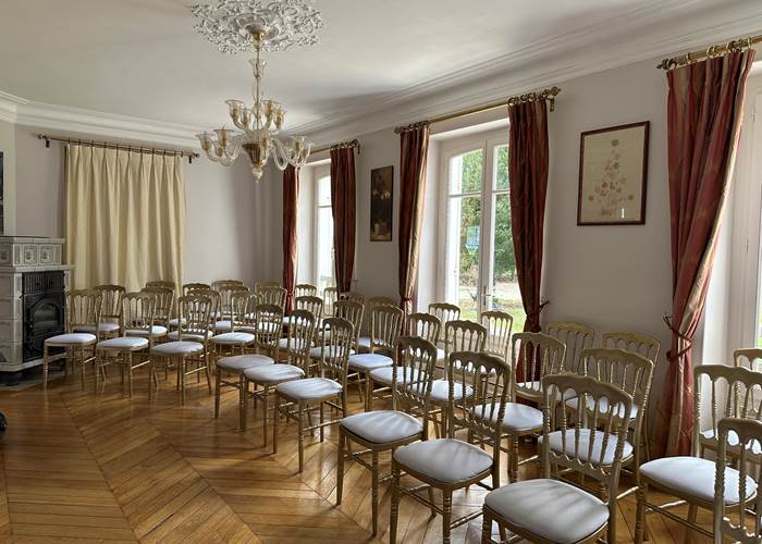 Salle séquoia, configuration théâtre