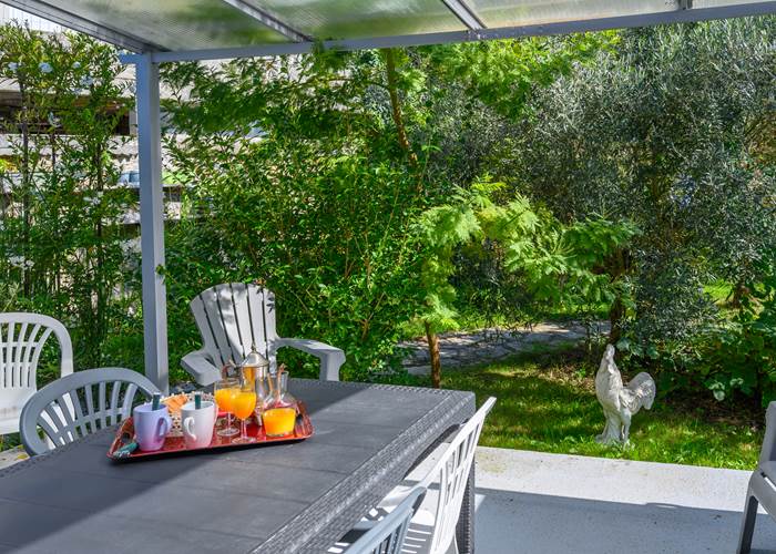 Terrasse sur jardin