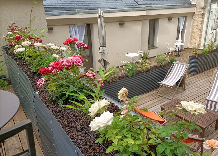 Villa Buffon Angers Patio
