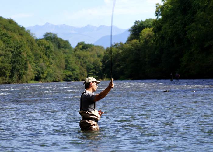 pêche à la mouche pêche au saumon