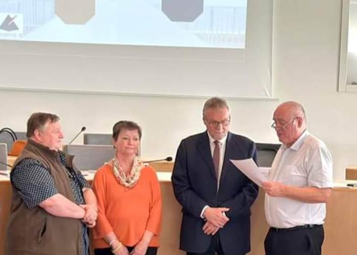 Remise de la Médaille du Tourisme à Jules Lahaye