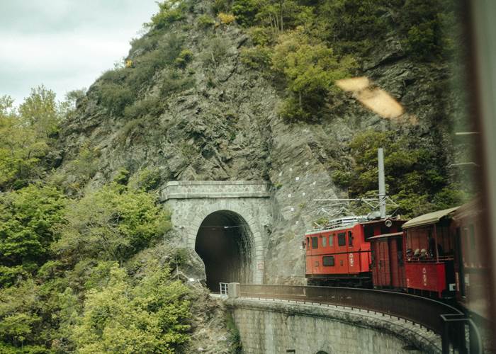 photo old train South of France