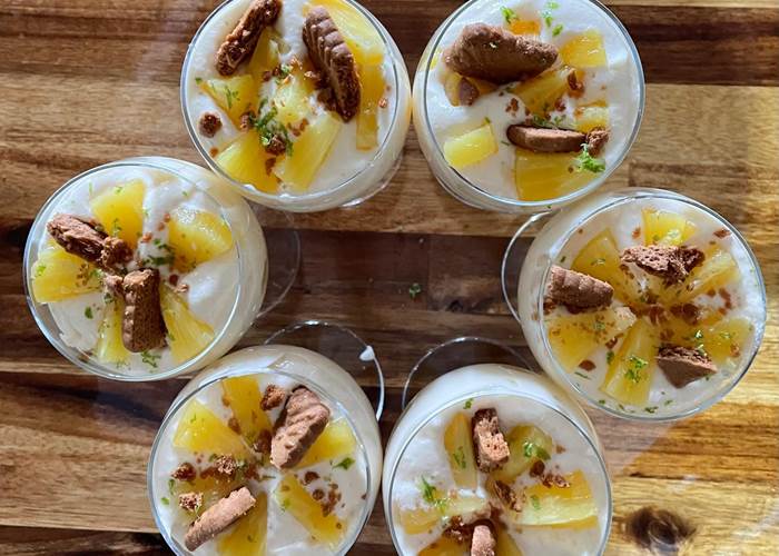 Tiramisu à l'ananas