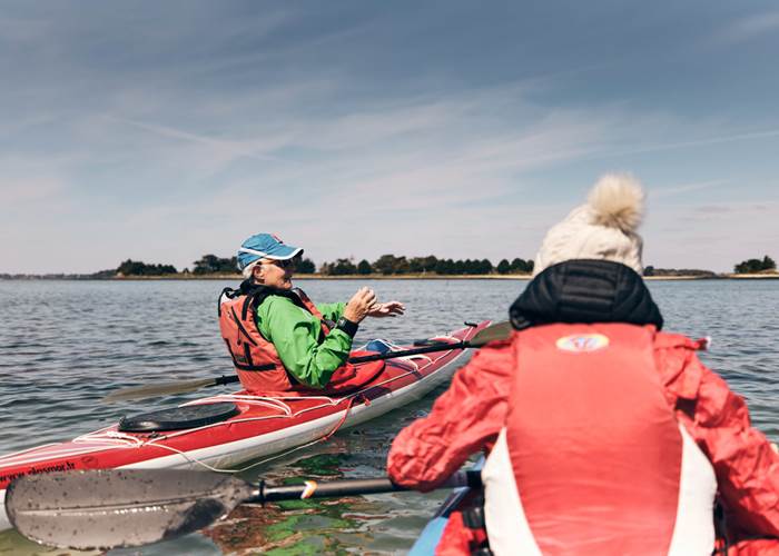 Balade en kayak Golfe du Morbihan