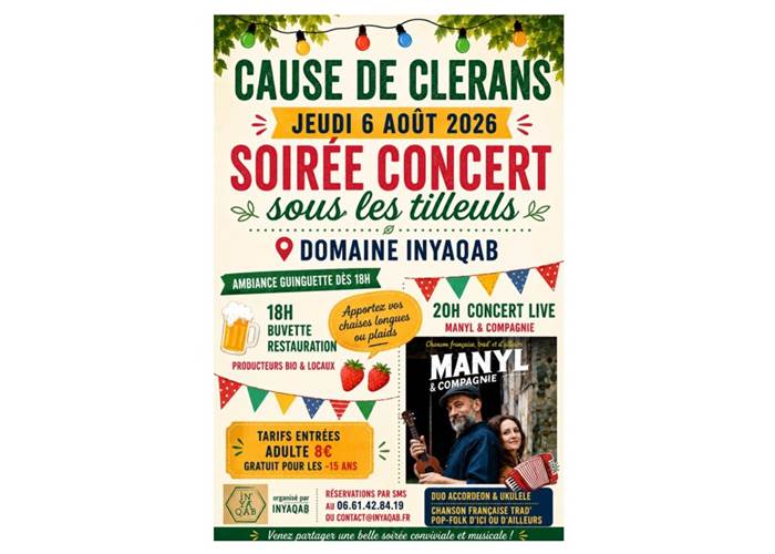 Jeudi 6 août à partir de 18h