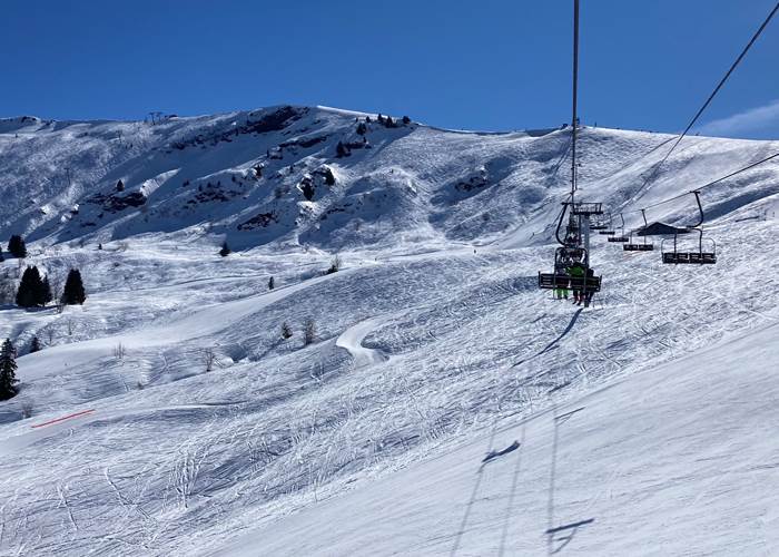 Télésiège du Lac en avril