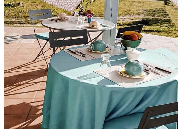 Petits déjeuners sur les terrasses extèrieures