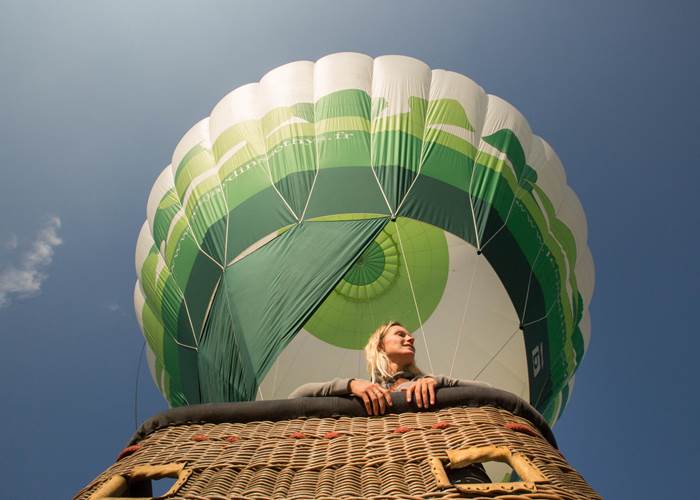 Vol en mongolfière, Auriac en Xantrie