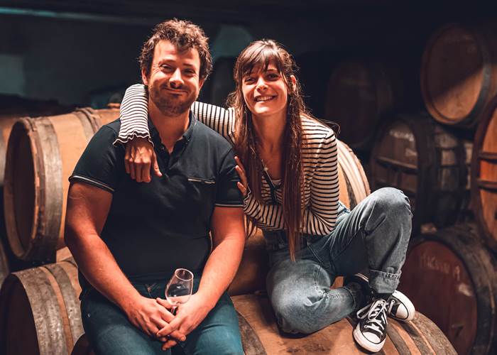 Clémentine et Bastien Baud, co-gérants