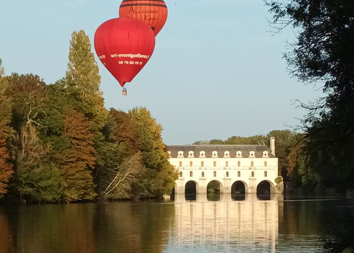 Château de Chenonceau et Montgolfières
