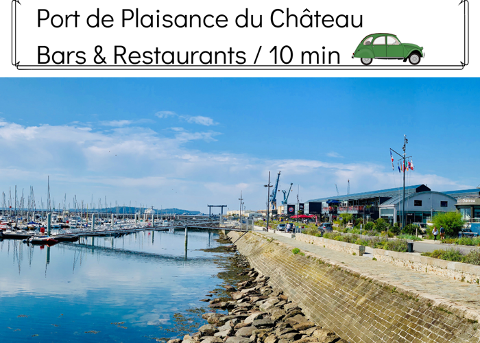 Port de Plaisance du Château Bars & Restaurants, 10 min