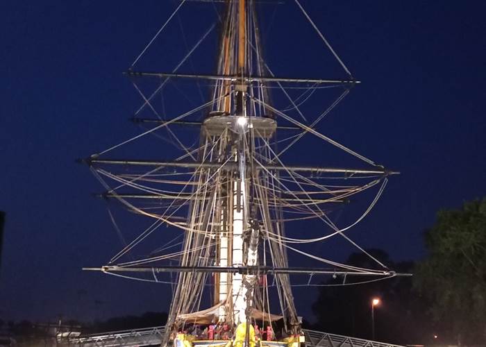 L'Hermione by night - Rochefort