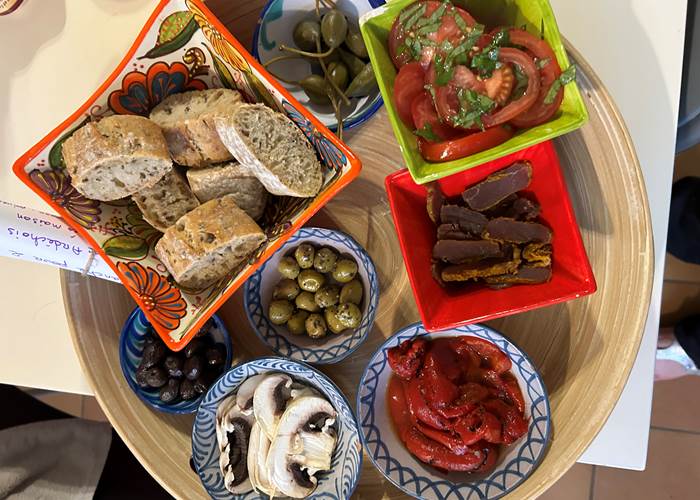 Les accompagnements de la planche charcuterie