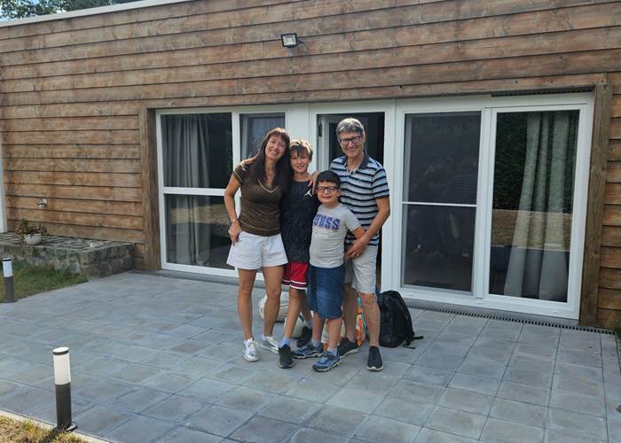 Pour la première fois, des touristes italiens au gîte de Hourpes