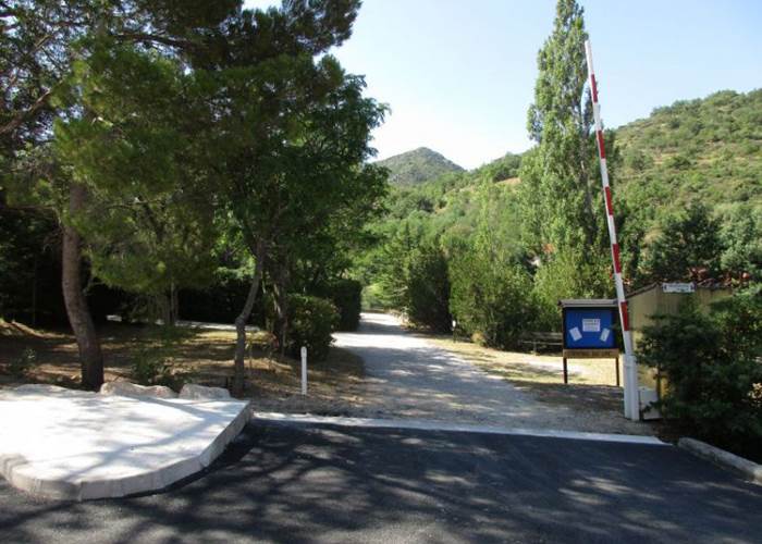 entrée camping