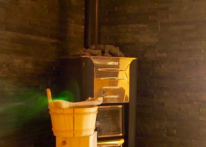 Sauna traditionnel au bois