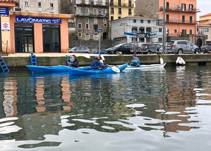 Abbartello kayak Corse port de Propriano 1er decembre 2025