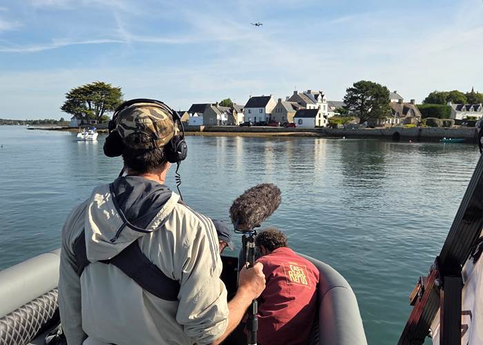 Tournage à bord du Riec'h
