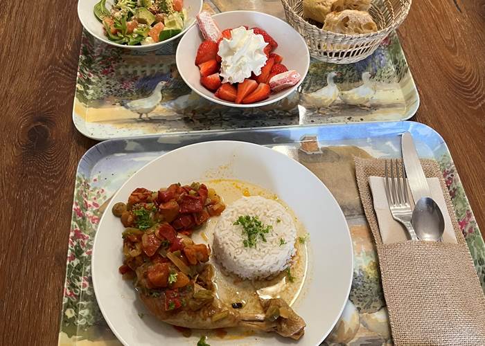 Repas étape