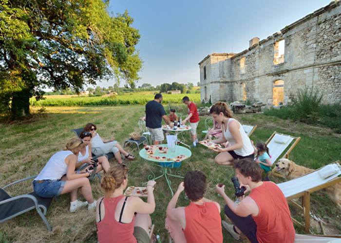 Dégustation dans la nature