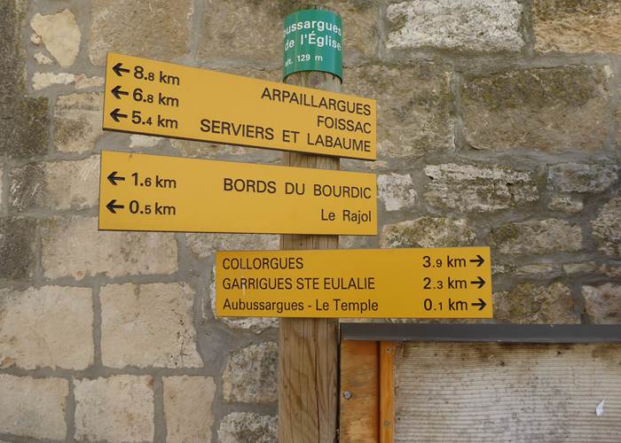 sentiers de randonnee balises