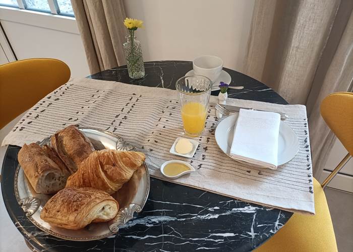 Villa Buffon Angers petit déjeuner option Tradition