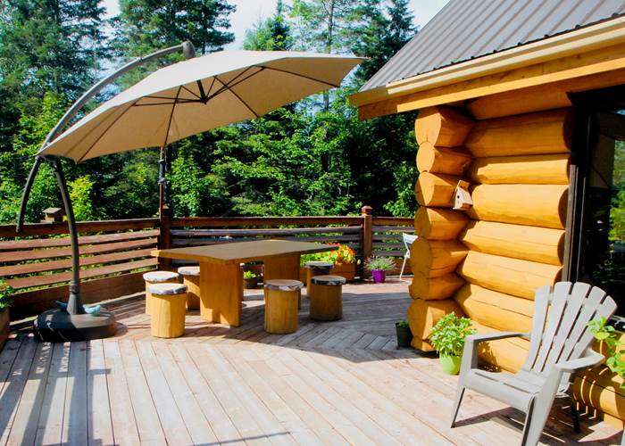 terrasse pour petit dejeuner
