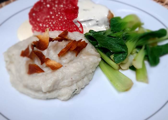 Dorade coryphène sauce combava