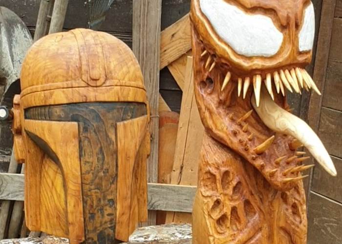 Sculpture sur bois