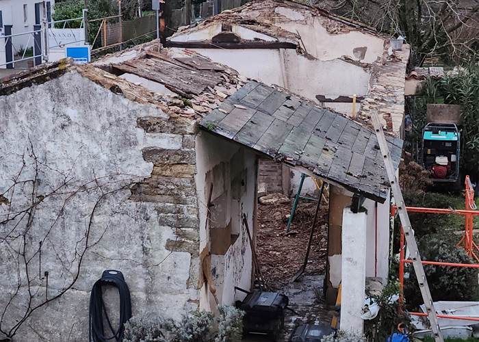 PENDANT LES TRAVAUX