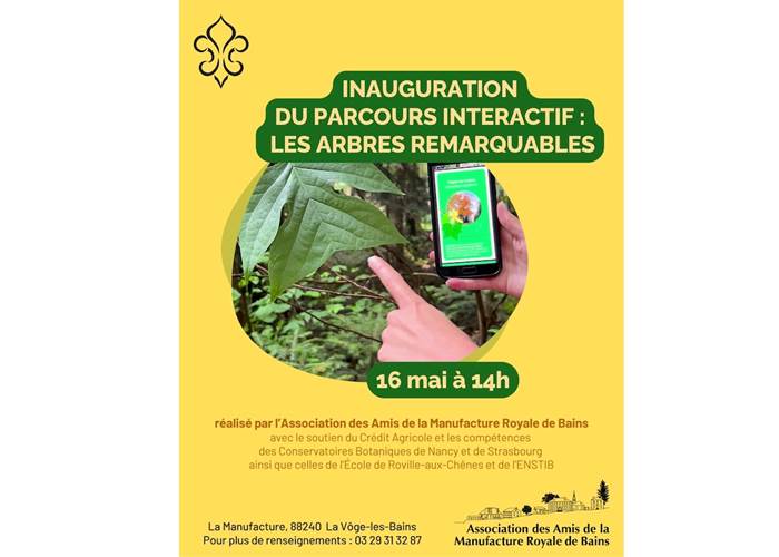 Inauguration du parcours interactif des Arbres Remarquables