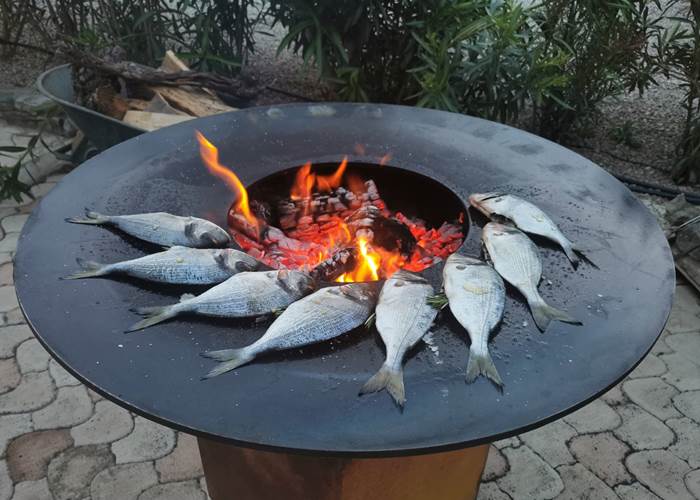 Braséro plancha à Le Coq du Nord -Mailhac