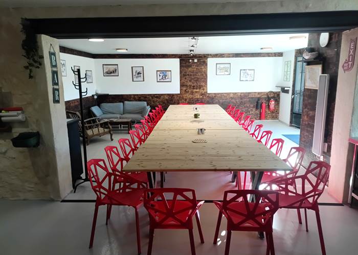 Les gîtes de Moussan - salle de recéption-page