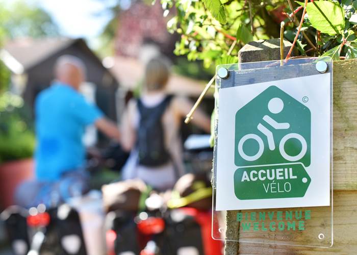 label accueil velo