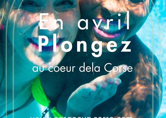 En avril on se baigne en Corse