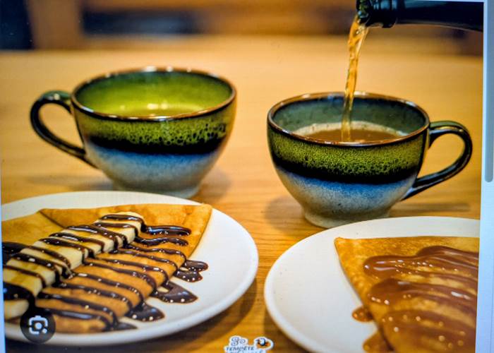 Crepe cidre   au Domaine de launay blot