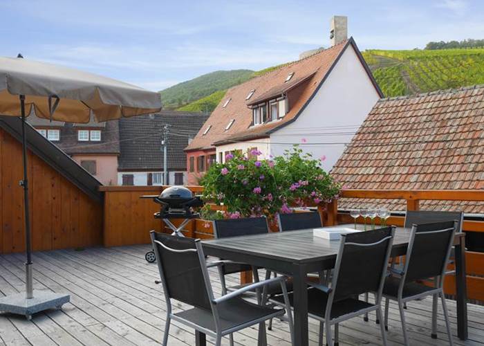 Terrasse Gîte Denis