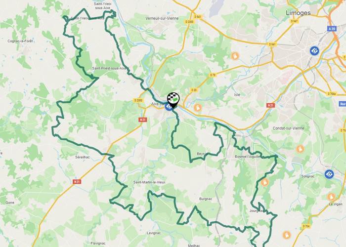 Grande boucle de VTT 88.4kms