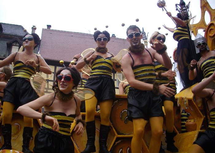 Chars lors de la fête des ménétriers à Ribeauvillé début septembre