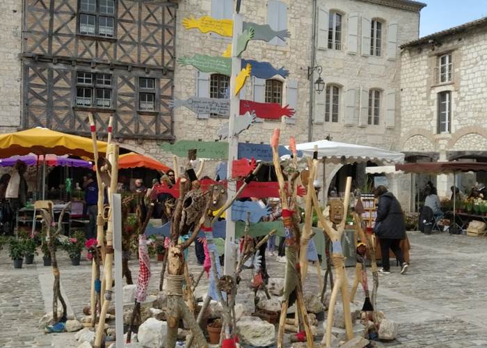 Place du Marché Lauzerte