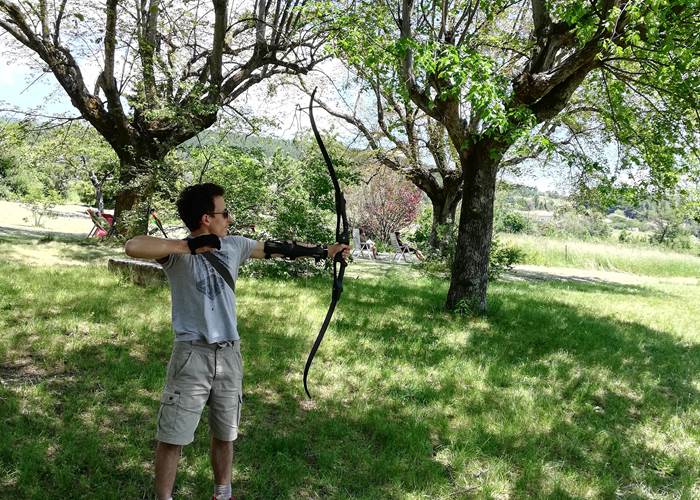 Tir à l'arc à la Bastide du Claus