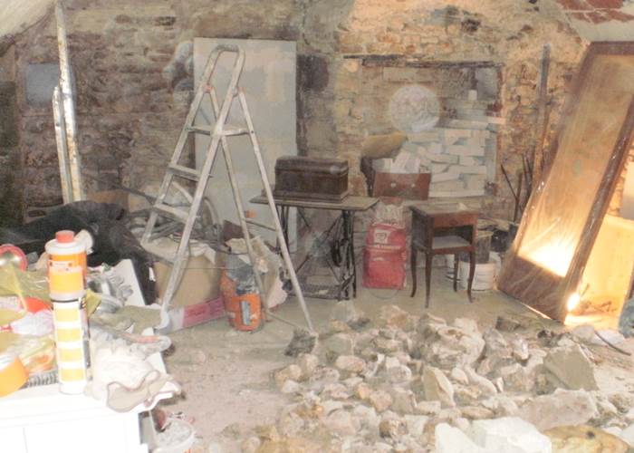 Même l'escabeau est fatigué...