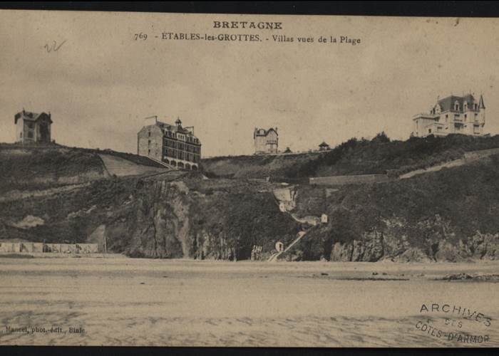 La Korrigane_Binic-Etables sur mer_Chambre d'hote_Hotel_Carte postale ancienne