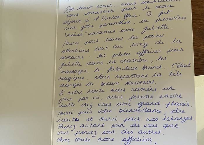 Jolie carte de remerciements